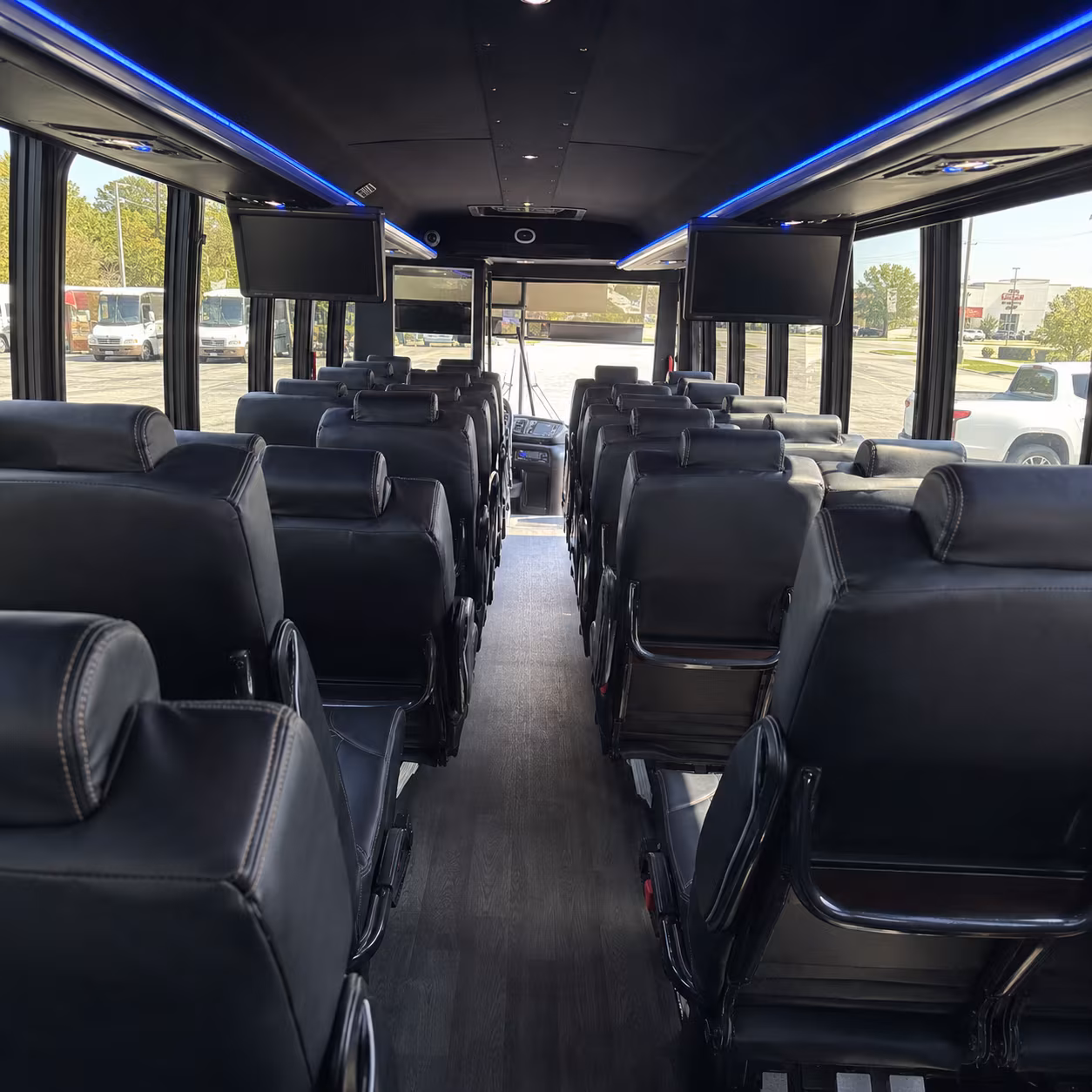 can i book a one way a round trip or a multi day package for a bus rental in hempstead