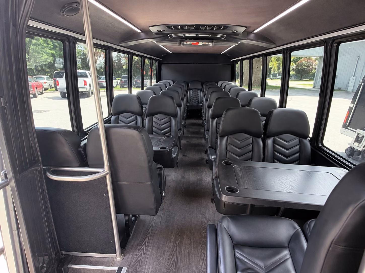 hempstead 18 passenger minibus inside