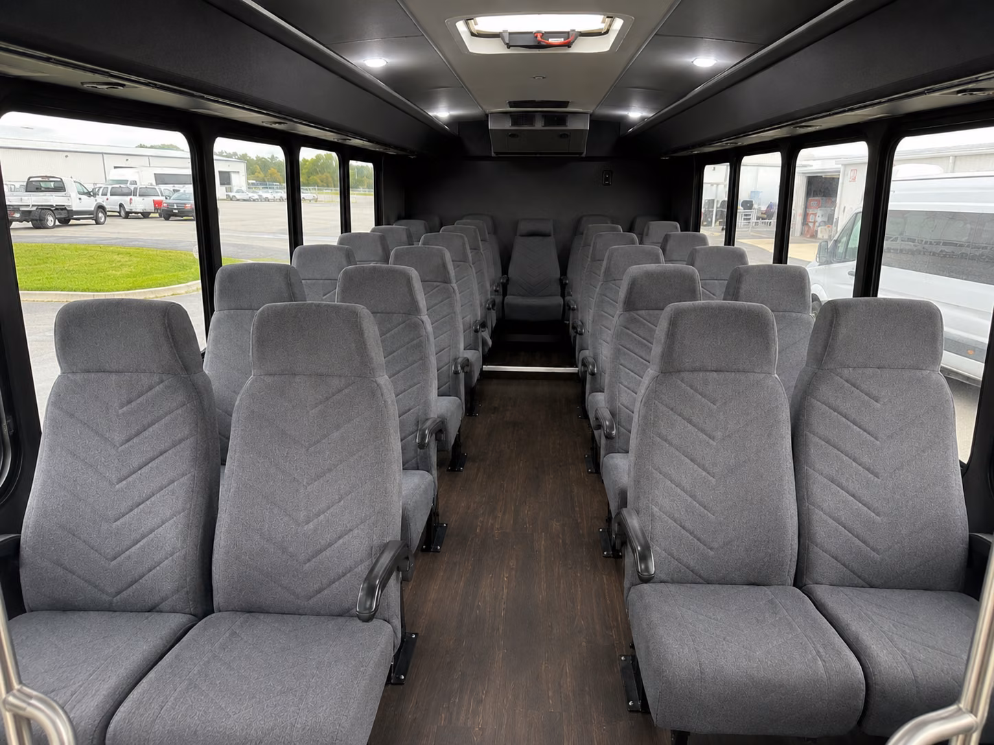hempstead 20 passenger minibus interior