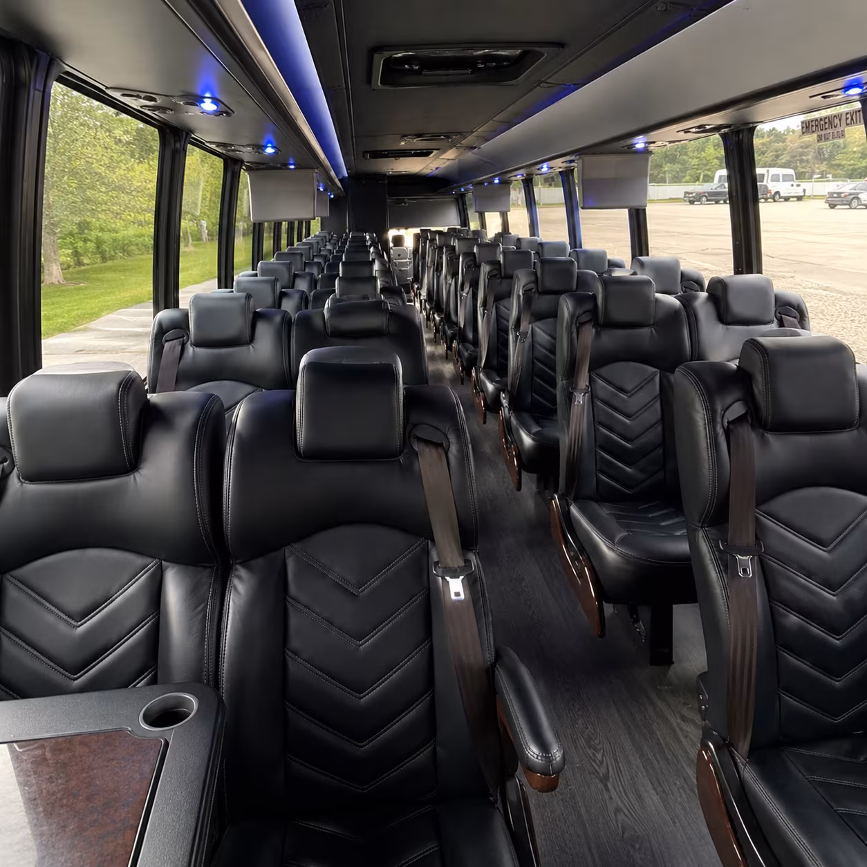 hempstead 25 passenger minibus inside