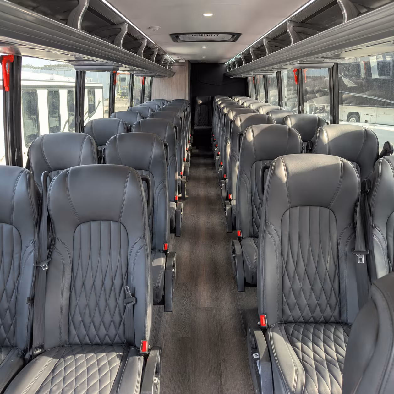 hempstead 28 passenger minibus inside