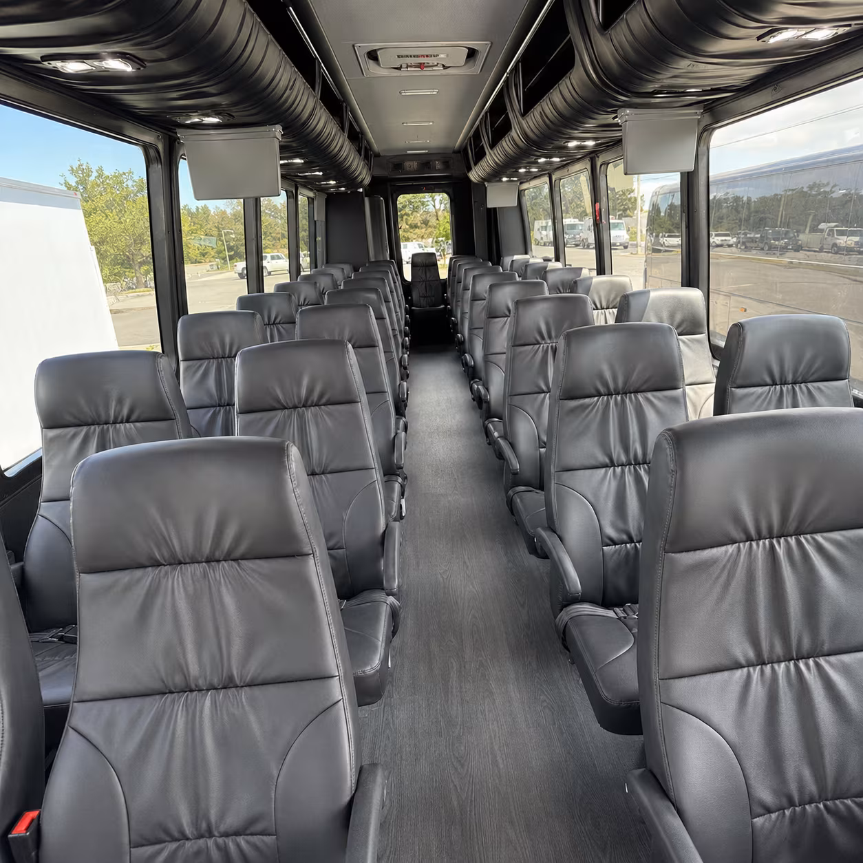 hempstead 30 passenger minibus inside