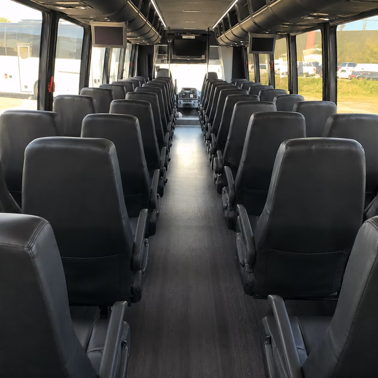 hempstead 30 passenger minibus interior