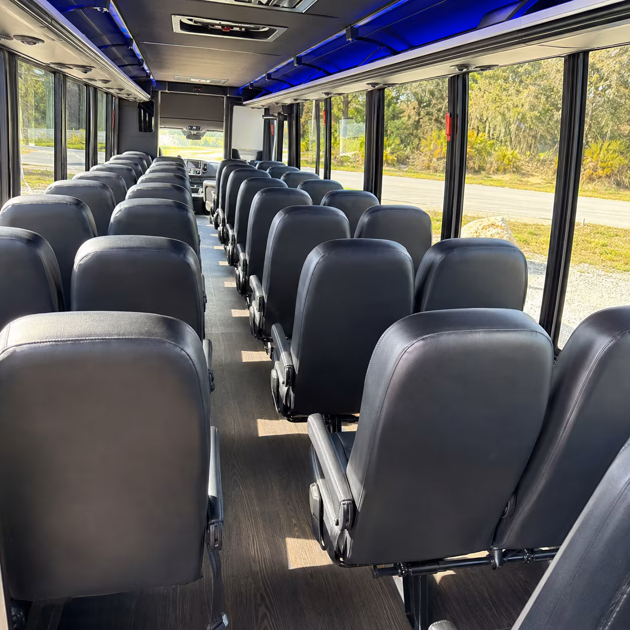 hempstead 35 passenger minibus inside