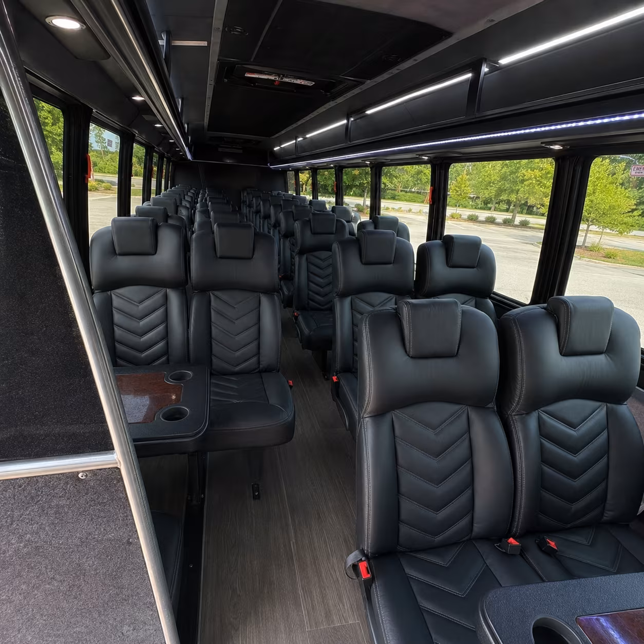 hempstead 35 passenger minibus interior