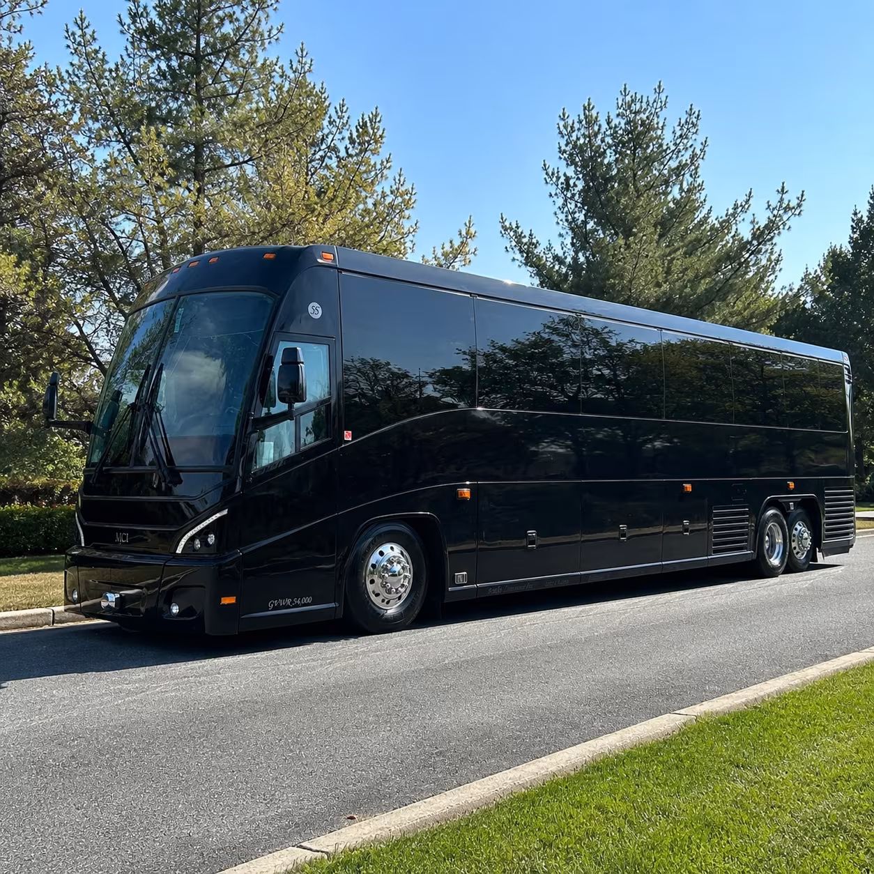 hempstead 56 passenger charter bus