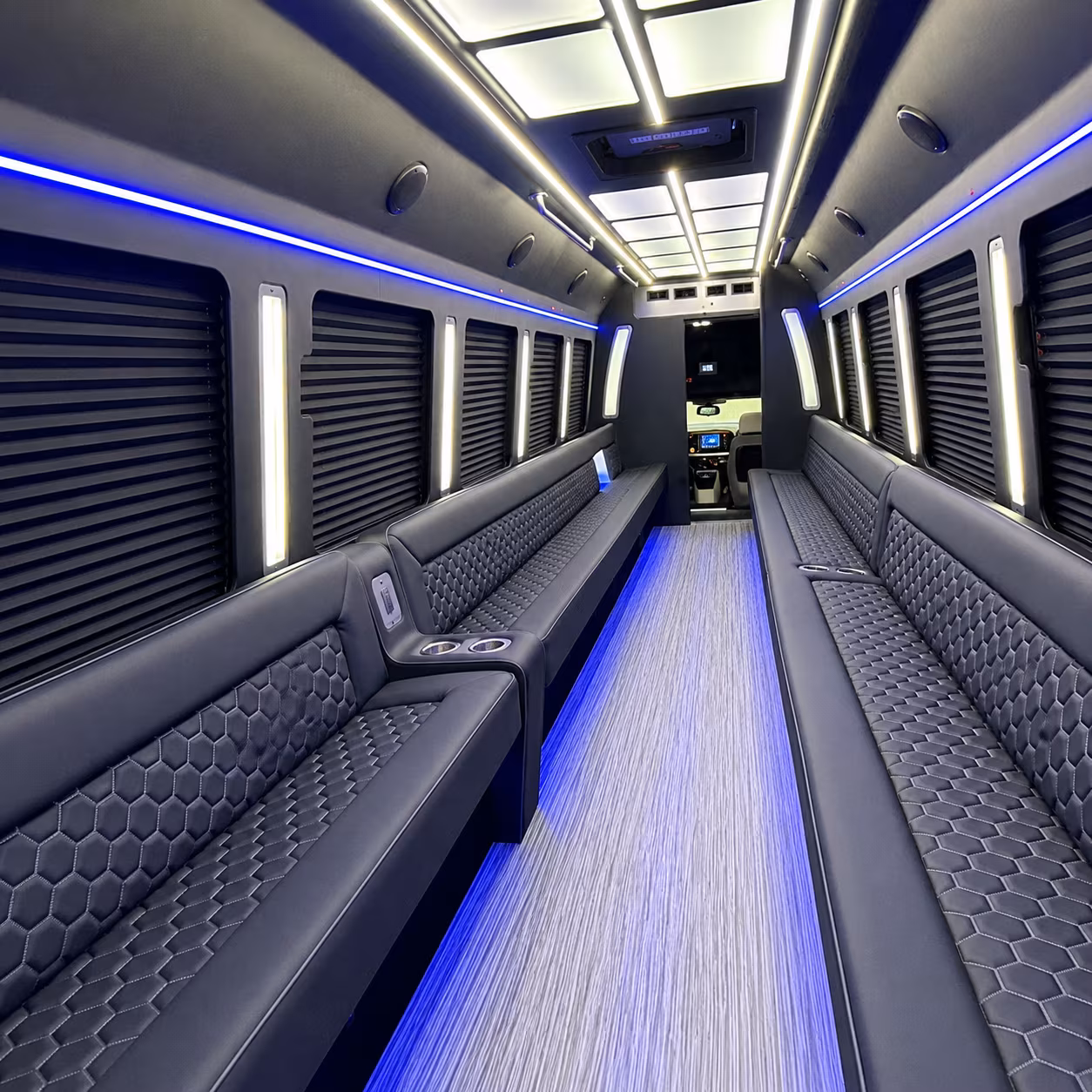 hempstead party bus interior