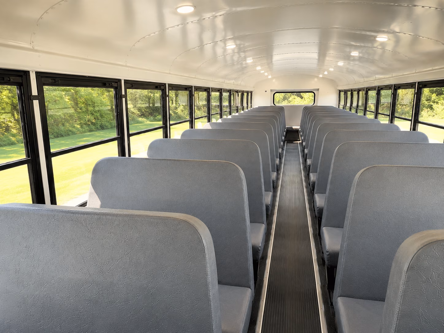 hempstead school bus inside
