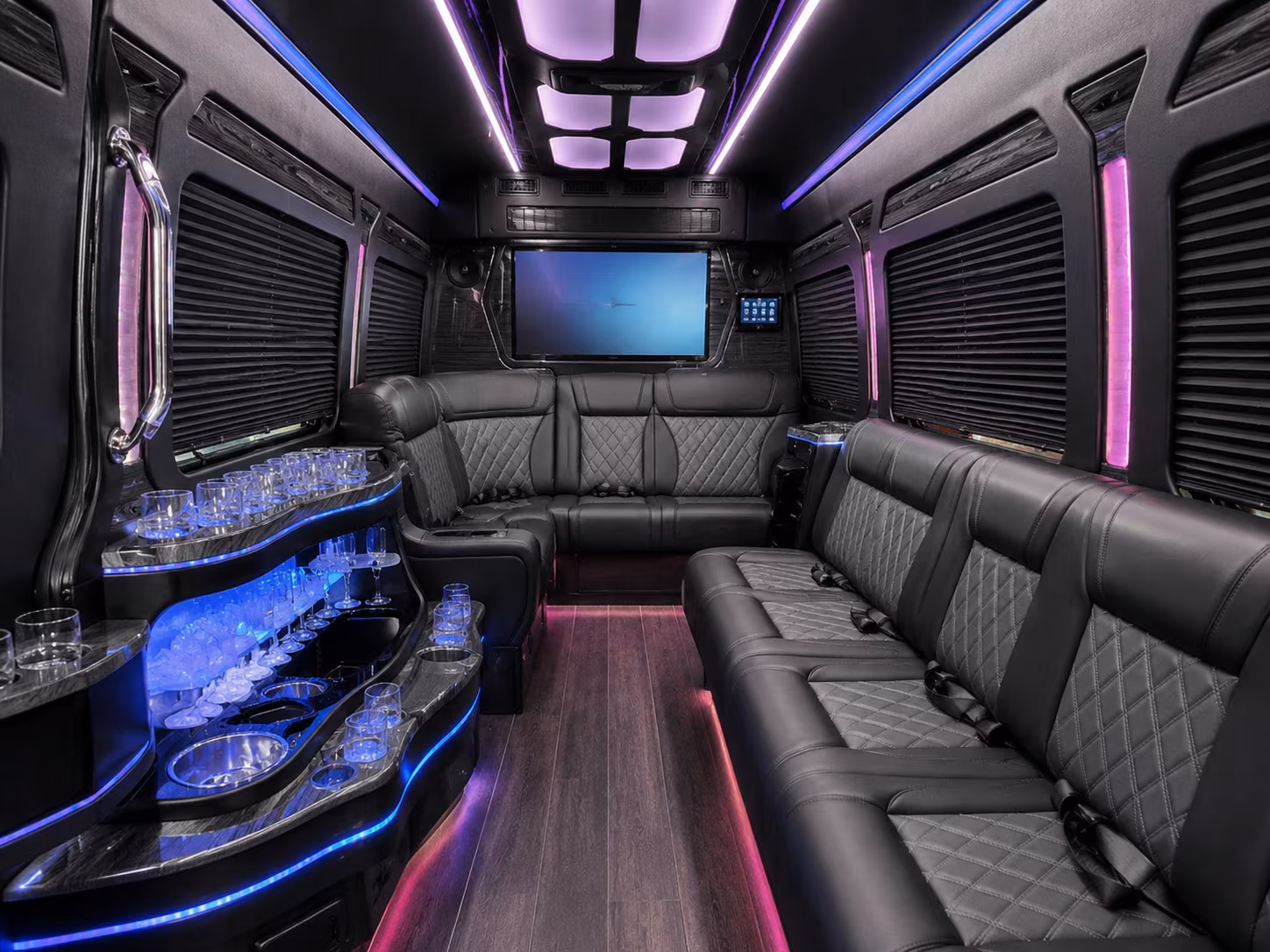 hempstead sprinter limousine inside